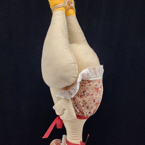 Handmade Hanging Plush Turkey Doll Kitchen Thanksgiving Decor Cotton Fabric - Picture 3 of 8